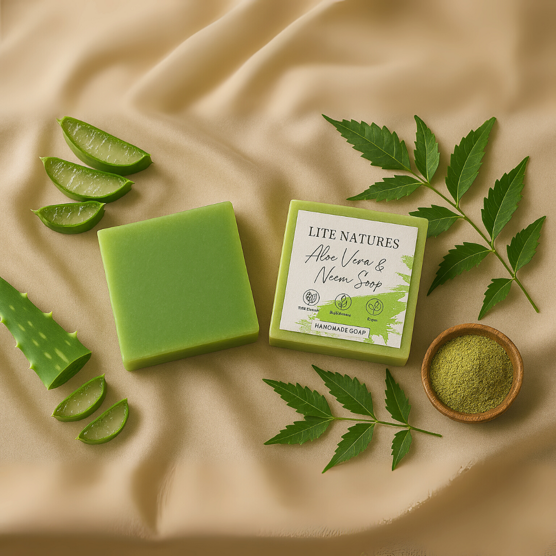 Lite Natures Aloe Vera & Neem Soap
