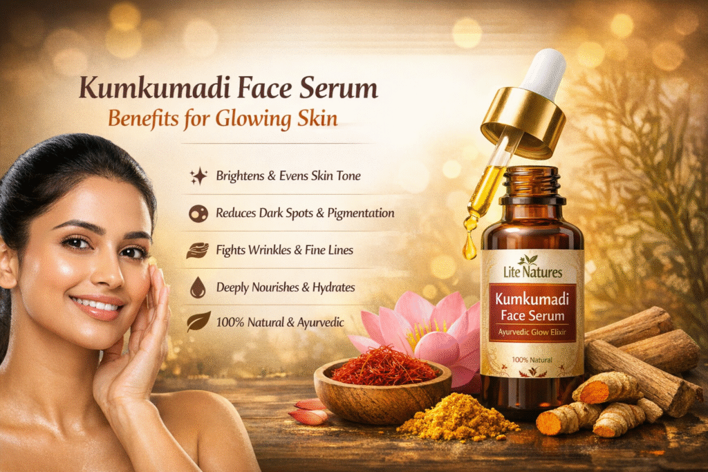 Kumkumadi Face Serum Benefits for Glowing Skin | Lite Natures